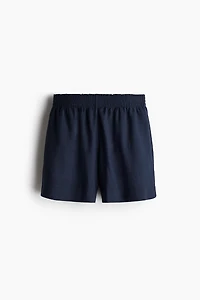Linen-Blend Shorts