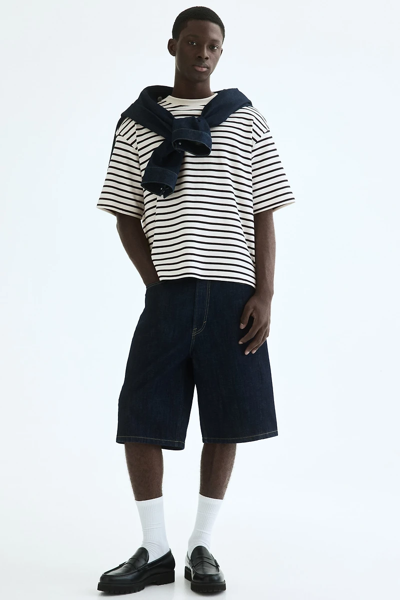 Relaxed-Fit Interlock Cotton T-Shirt