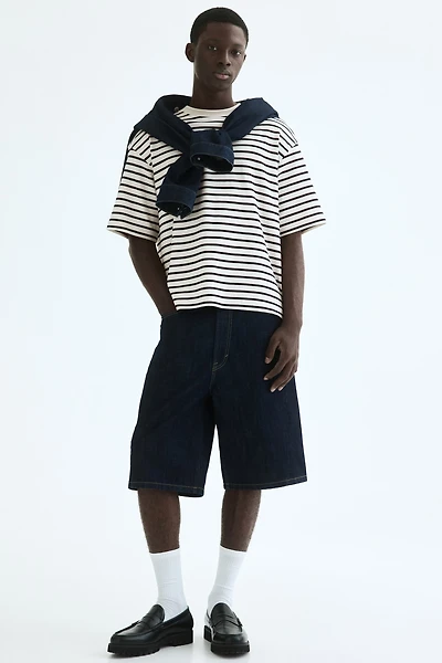 Relaxed-Fit Interlock Cotton T-Shirt