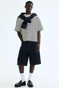 Relaxed-Fit Interlock Cotton T-Shirt