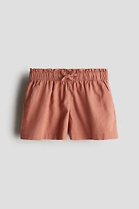 Linen-blend Shorts