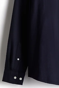 Chemise texturée classique