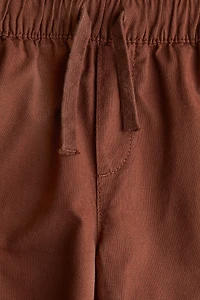 Linen-Blend Shorts