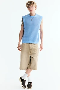 Regular-Fit Open-Knit Sweater Vest