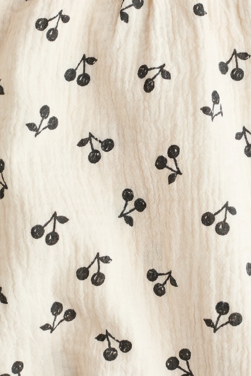 2-Piece Printed Muslin Set