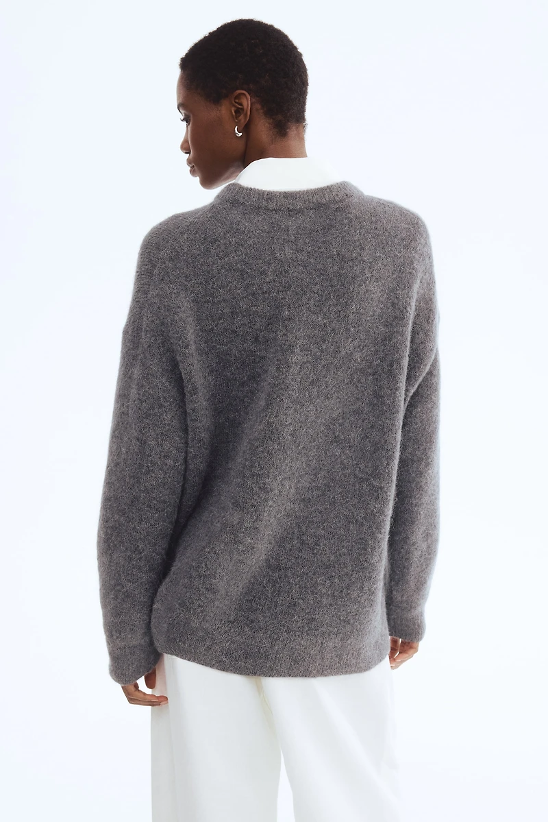 Oversized Alpaca-Blend Sweater