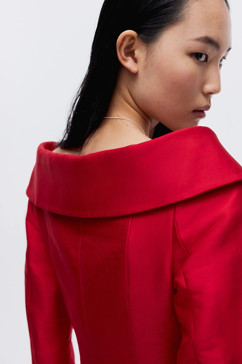 Double-Breasted Jacket Dress