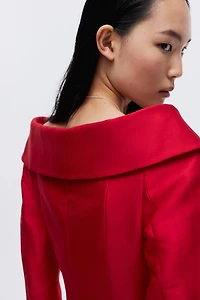 Double-Breasted Jacket Dress