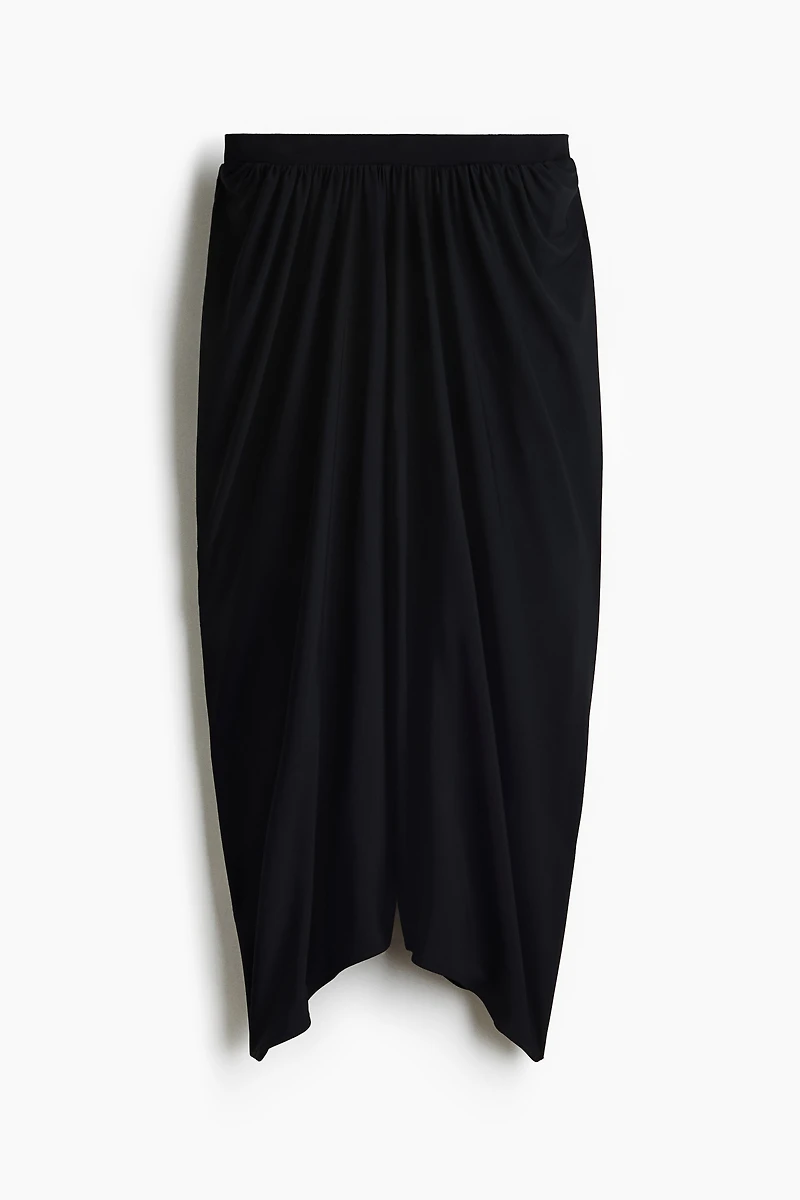 Cropped Barrel-Leg Pants