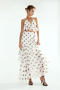 Flounced Strappy Top