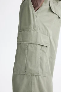 Pantalon cargo décontracté en coton