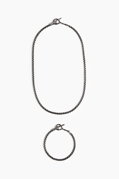 Lot de 2, collier et bracelet