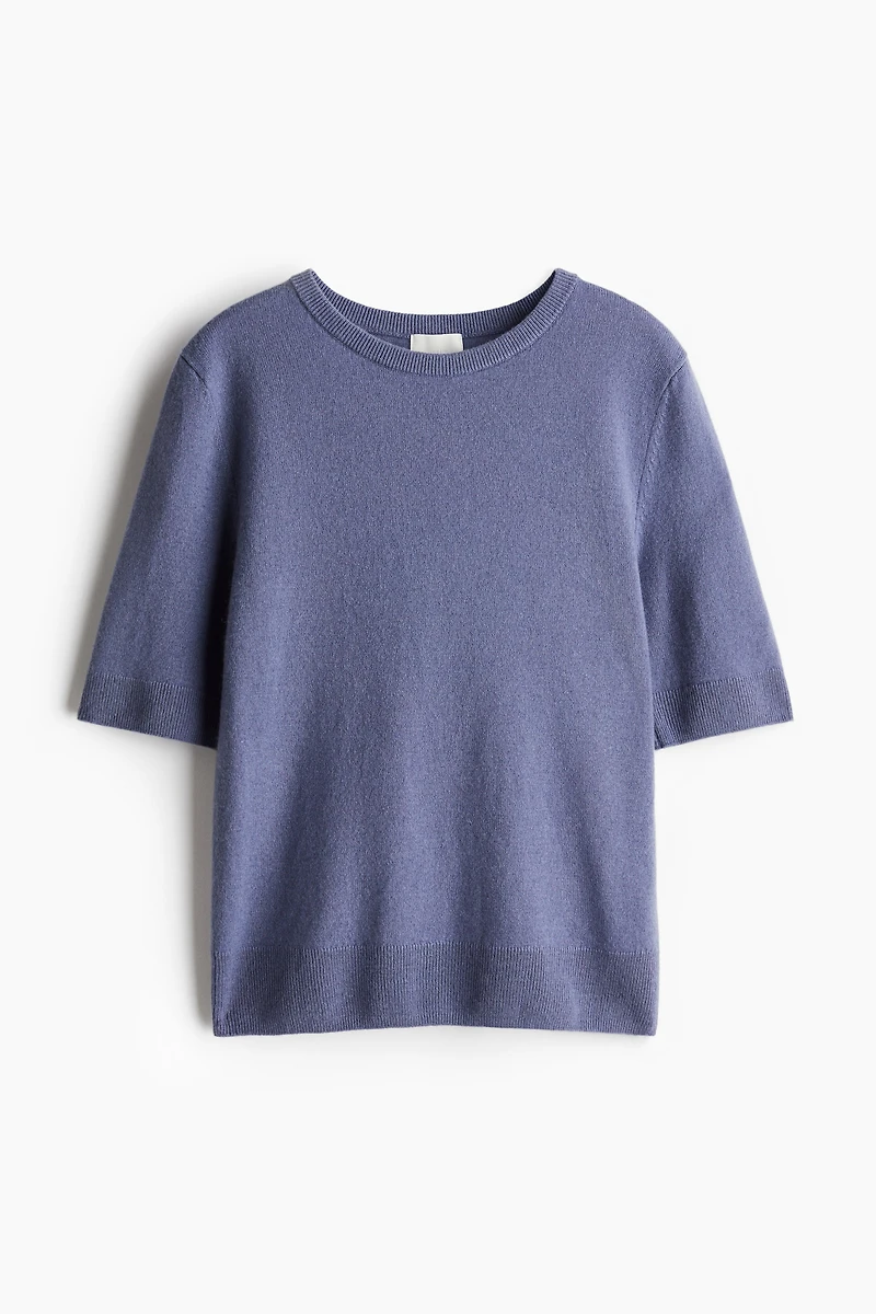 Fine-Knit Cashmere Top