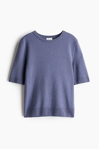 Fine-Knit Cashmere Top