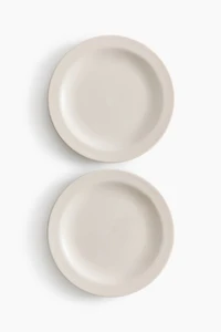 2-Pack Porcelain Dinner Plates