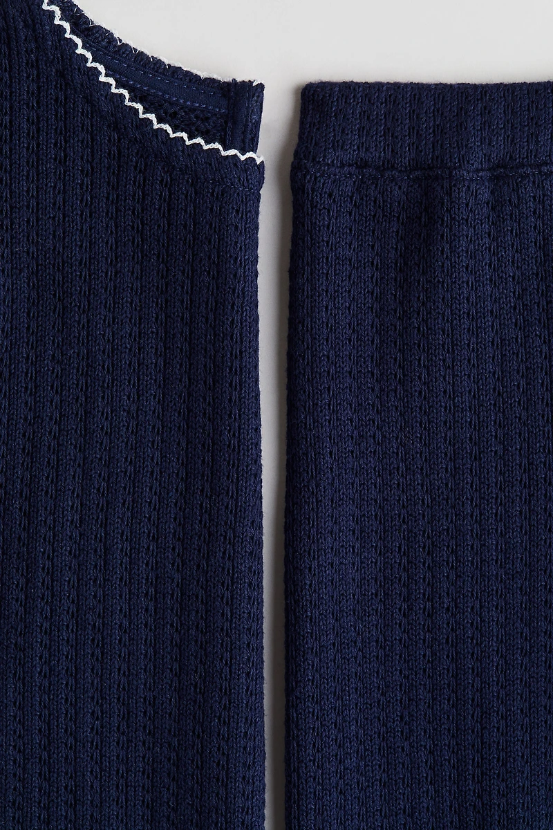 2-Piece Jacquard-Knit Set