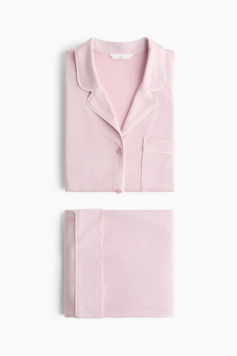 MAMA Piping-detail Pajamas