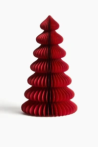 Grande décoration de papier en forme sapin