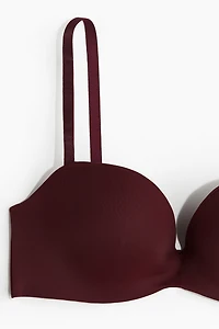 Microfiber Super Push-up Balconette Bra