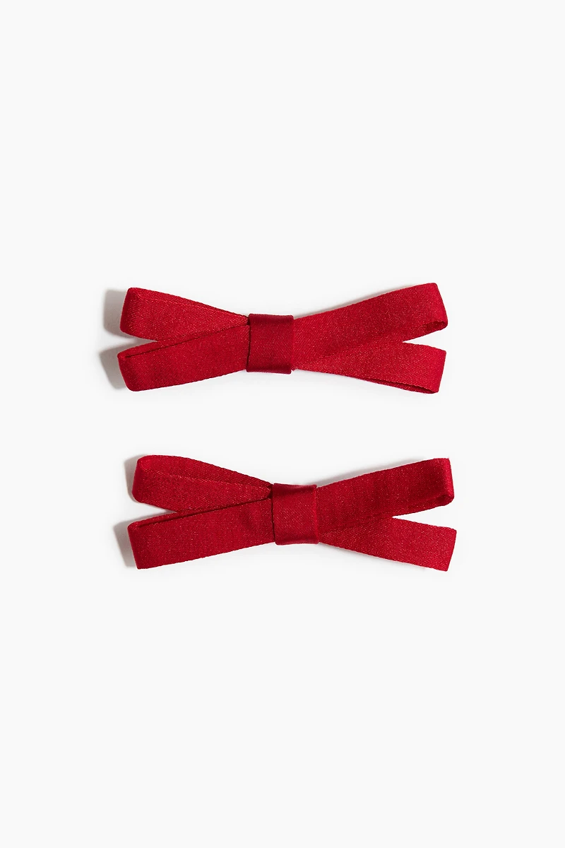 2-Pack Bow Hair Clips