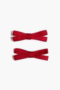 2-Pack Bow Hair Clips