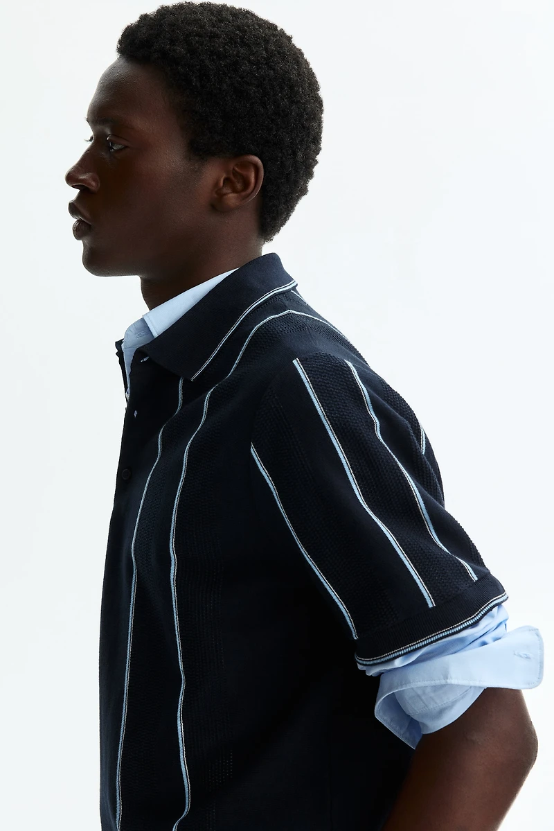 Polo classique en tricot de coton