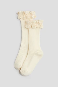 Crochet-Ruffle Socks