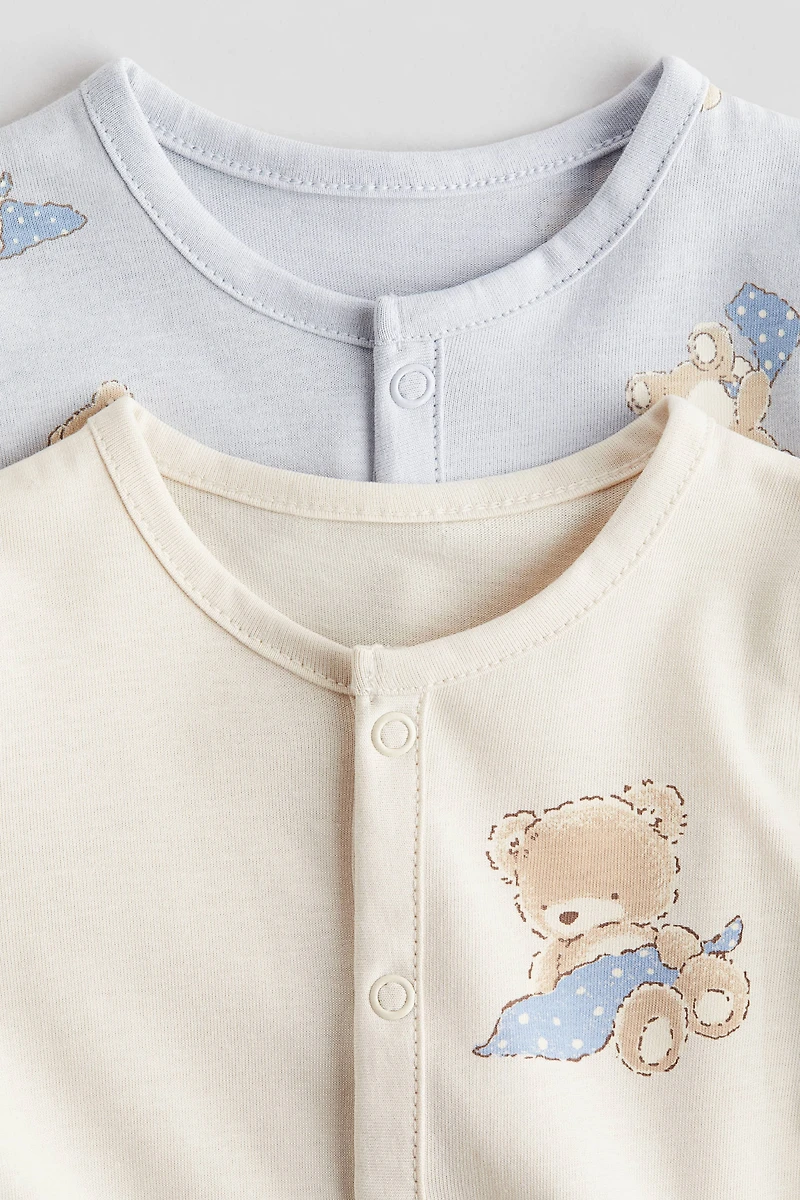 2-pack Patterned Cotton Pajamas