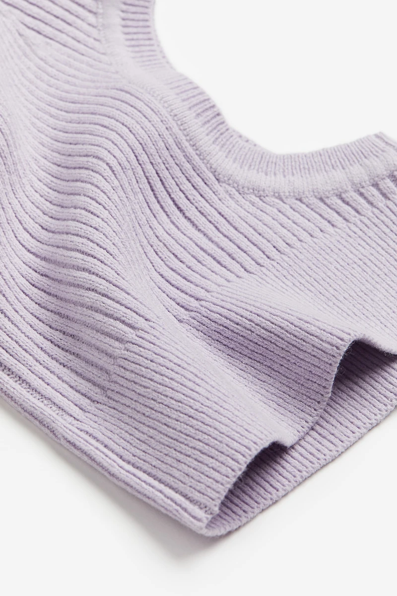 Rib-knit Balaclava