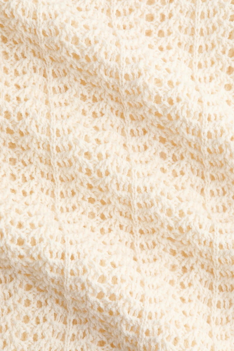 Pointelle-Knit Sweater