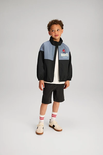 Printed Windbreaker