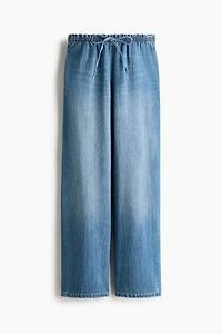 Denim Pull-On Pants