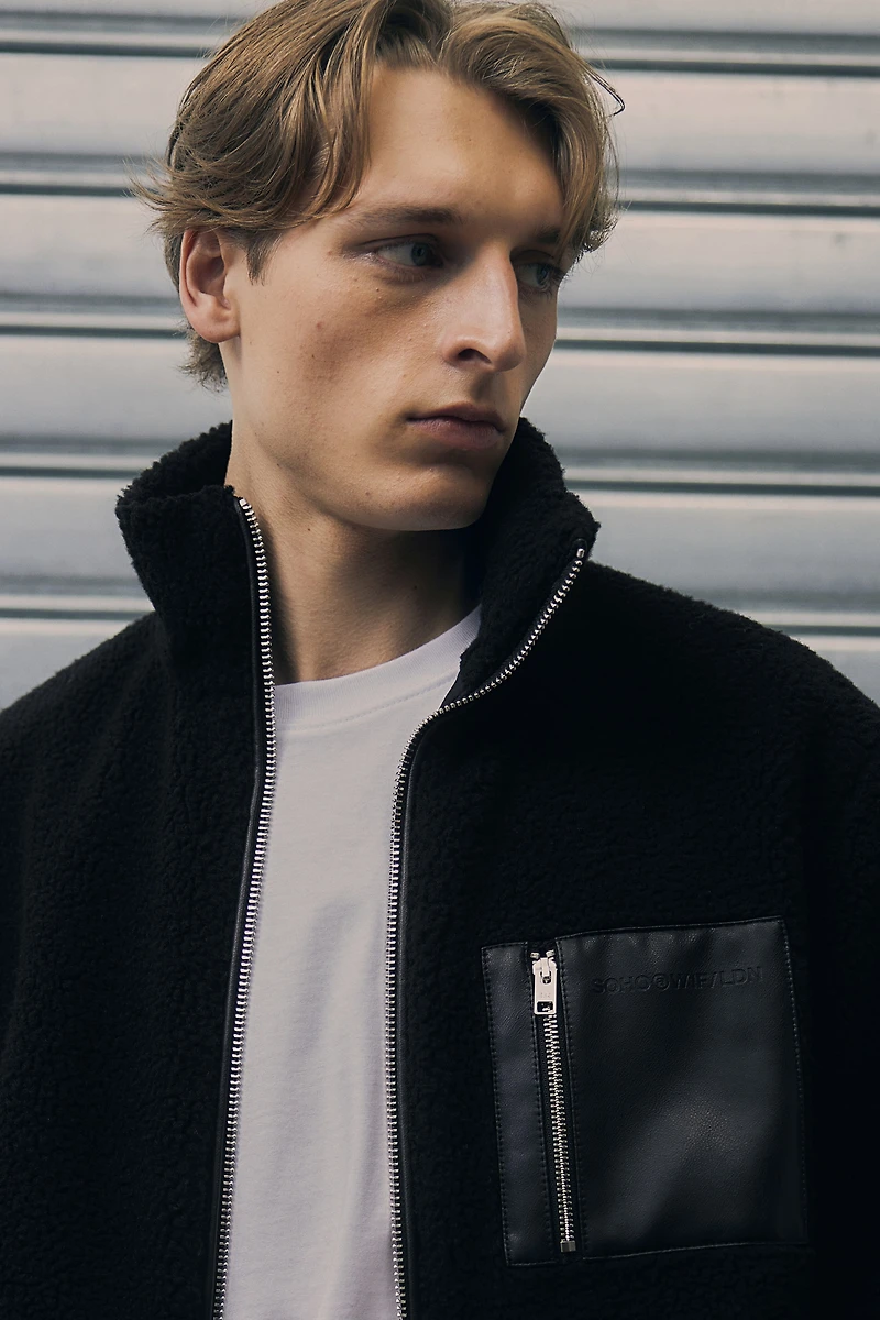Veste ample en polar