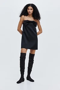 Bow-Front Bandeau Dress