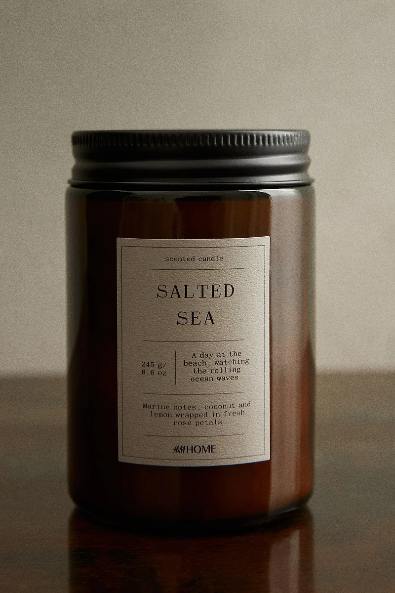 Small Scented Candle Glass Holder