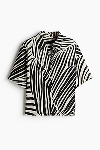Crinkled Viscose Shirt