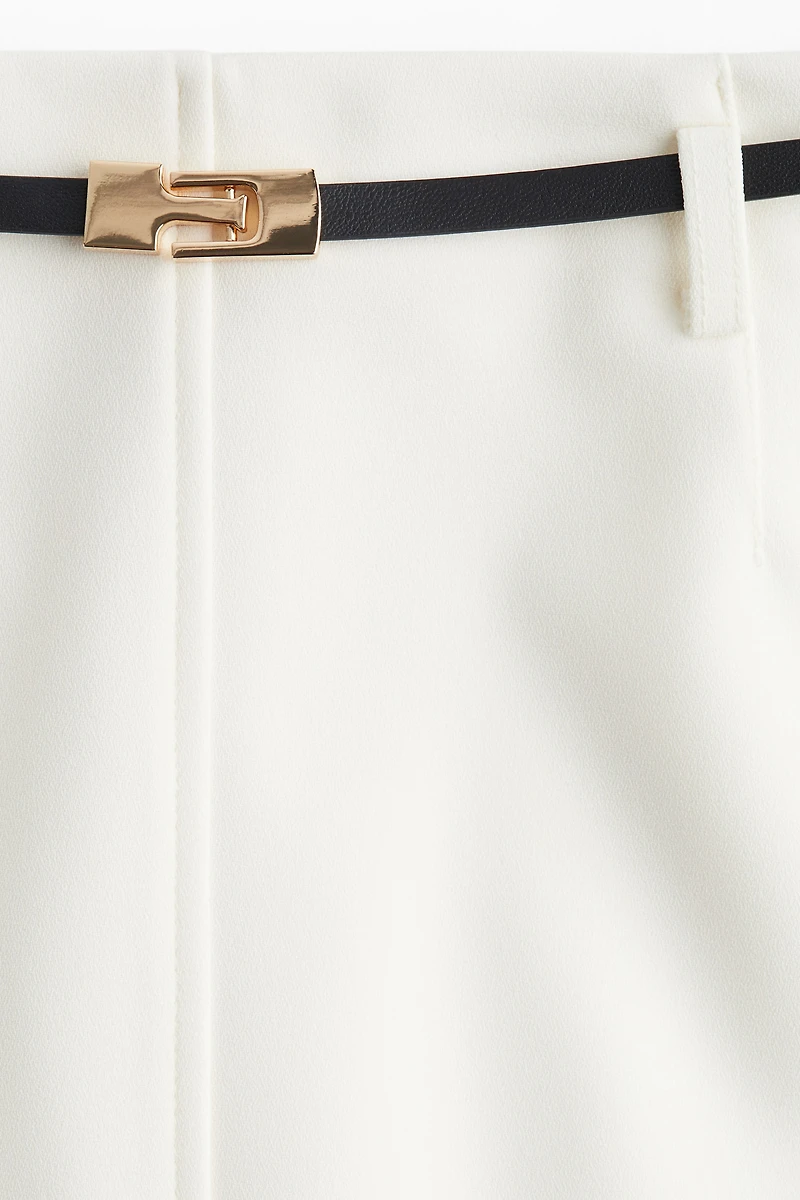 Pencil Skirt with Belt