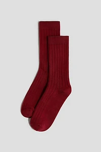 4-Pack Rib-Knit Socks