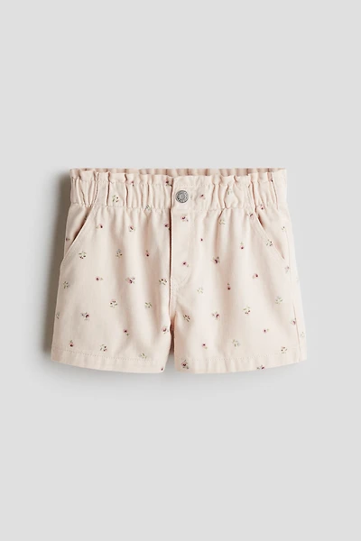 Short en sergé de coton