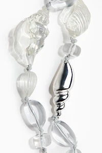 Beaded cord necklace