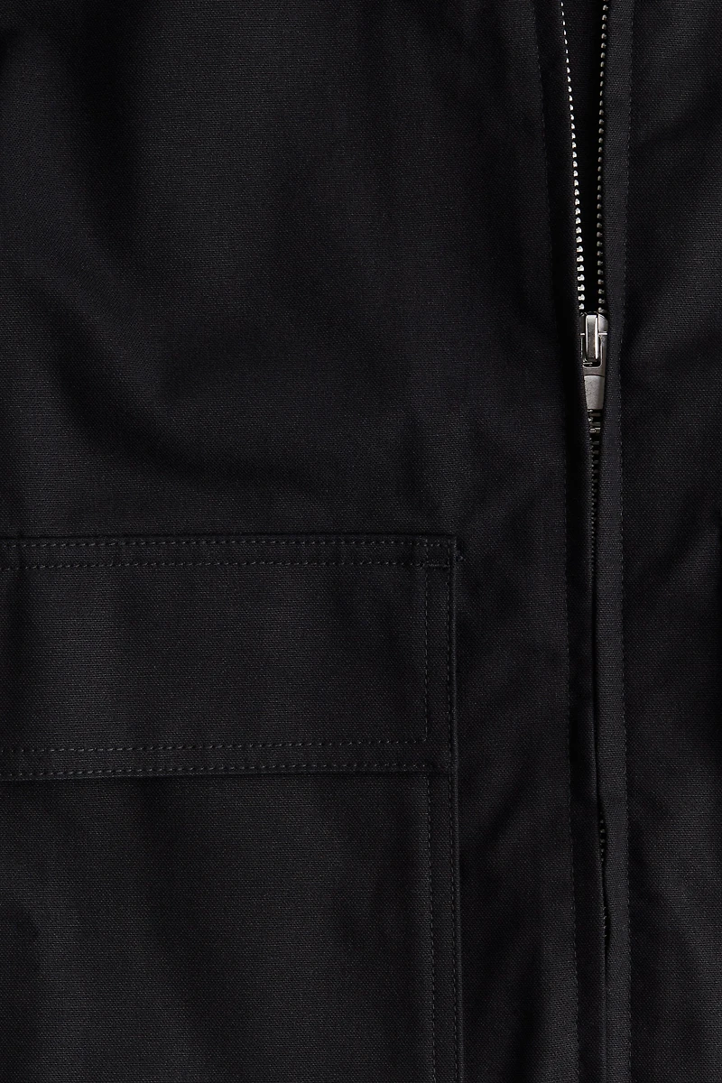 Veste ample en toile