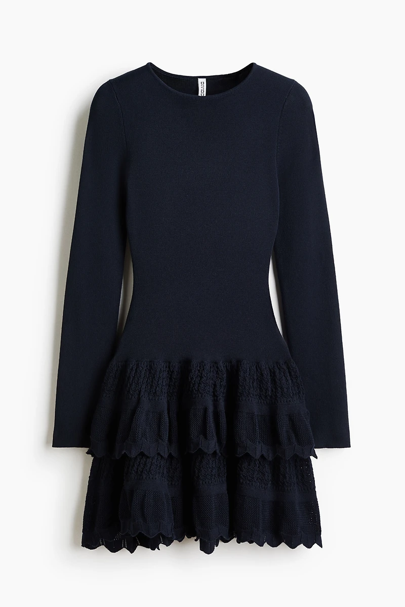 Dress with Tiered Skirt