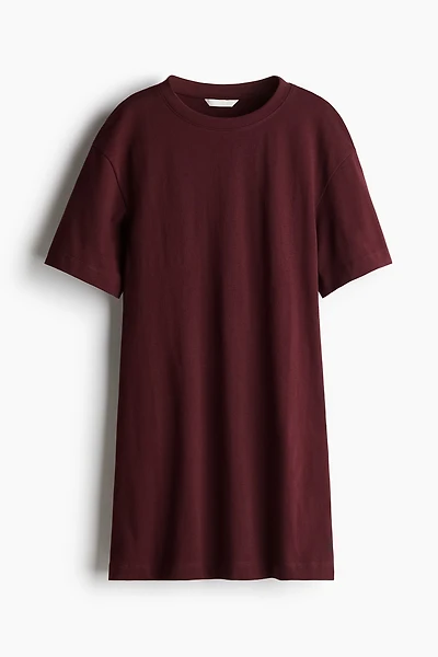 Defined-Waist T-Shirt Dress