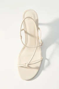 Sandales à talon avec brides fines
