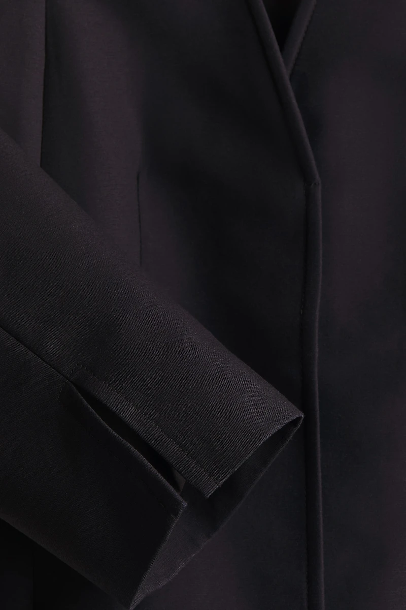 Veston en coton avec encolure carrée