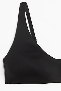 Padded Soft-Cup Microfiber Bra