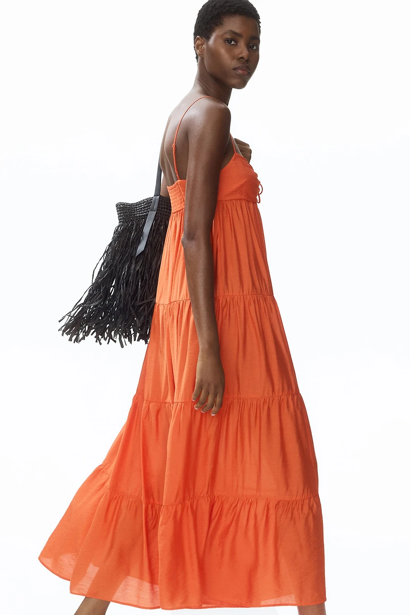 Tiered Strappy Dress