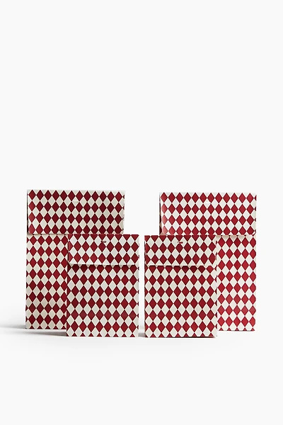 Lot de 4 sacs-cadeaux