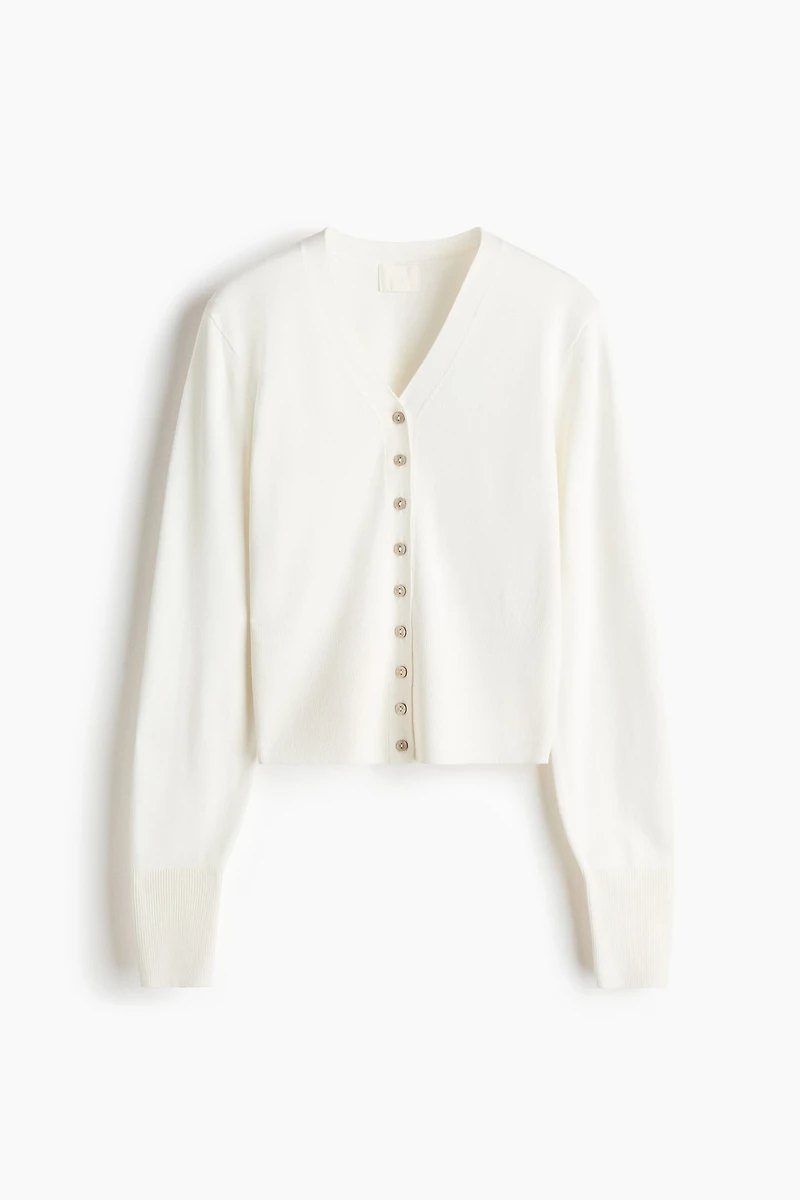 Fine-Knit Cardigan