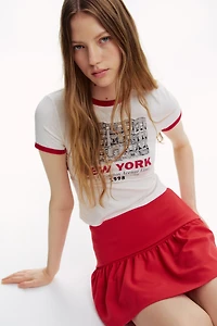 Jupe évasée en jersey